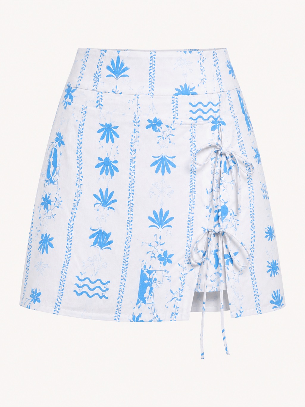 Blue White Floral Wrap Skort Xxl Nwt Cottagecore | Wild Fable
